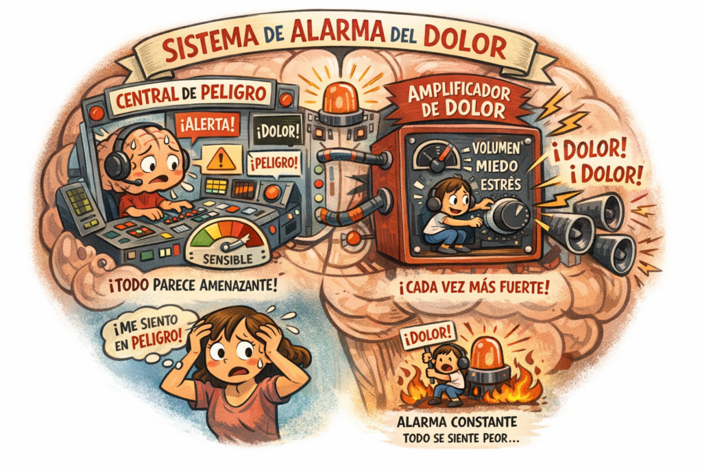 Correlación entre el dolor de mandíbula y el estrés.
